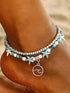 Beach Vibes Double Layered Starfish Anklet