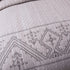 DaDa Bedding Whimsical Lavender Grey Cottage Soft Quilted Coverlet Bedspread Set (JHW866)