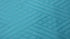 DaDa Bedding Gentle Wave Turquoise Teal Blue Lagoon Lightweight Quilted Bedspread Set (LH3000)