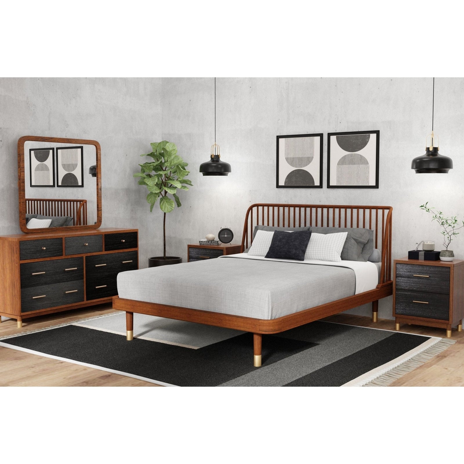 Cama de plataforma Belham