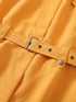 Button Front Jumpsuit