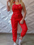 Button Front Jumpsuit
