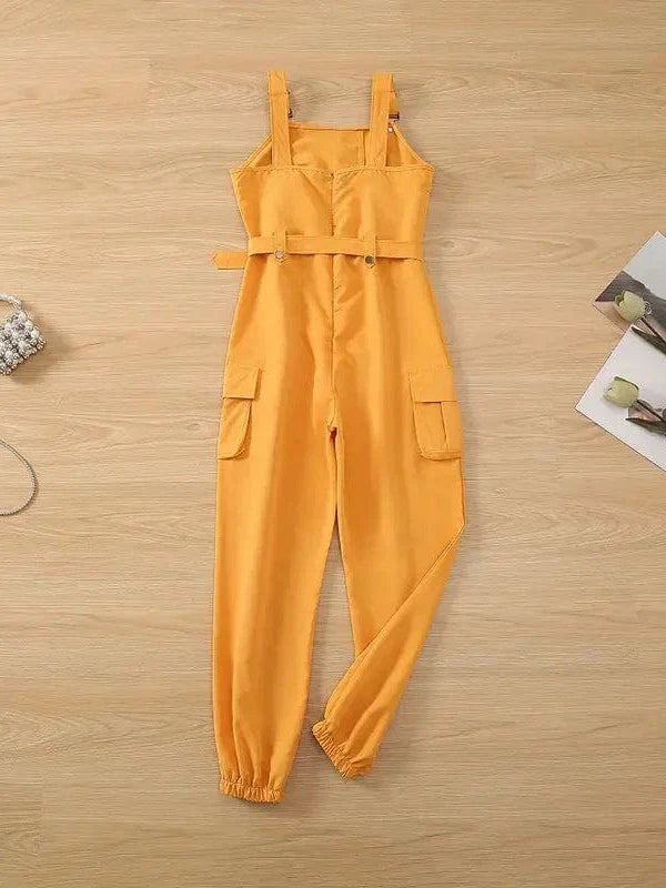 Button Front Jumpsuit