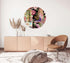 Berries and Flowers Printed Mirror Acrylic Circles