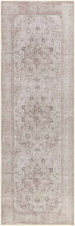 Alfombra lavable de pelo plano vintage Bethany