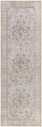 Alfombra lavable de pelo plano vintage Bethany