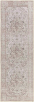 Alfombra lavable de pelo plano vintage Bethany