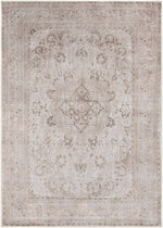 Alfombra lavable de pelo plano vintage Bethany