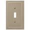 Bethany - Placa de pared de bronce cepillado fundido con 1 palanca