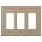 Bethany - Placa de pared de bronce cepillado fundido de 3 balancines