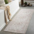 Alfombra lavable de pelo plano vintage Bethany