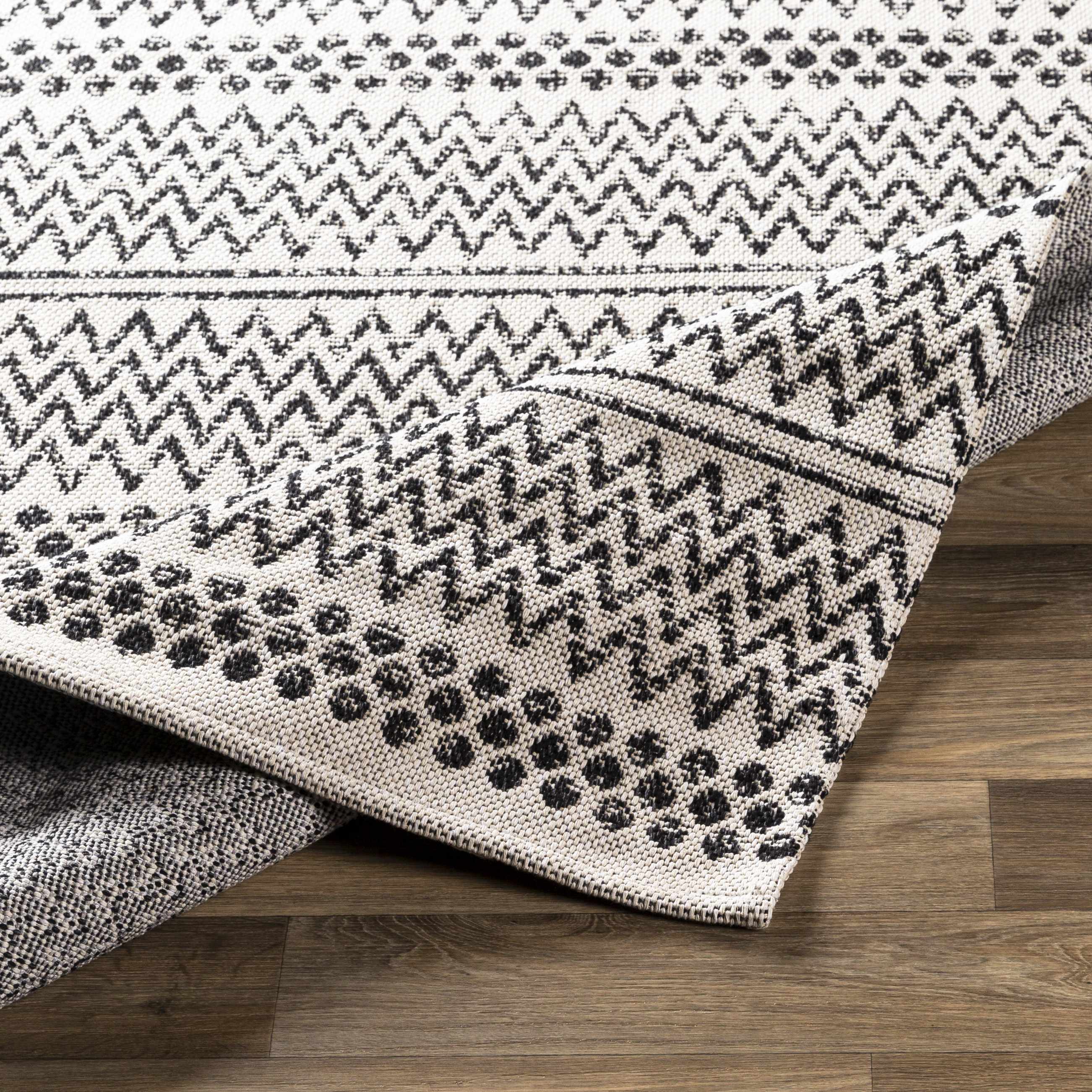 Bewbush Black&White Area Rug - Clearance