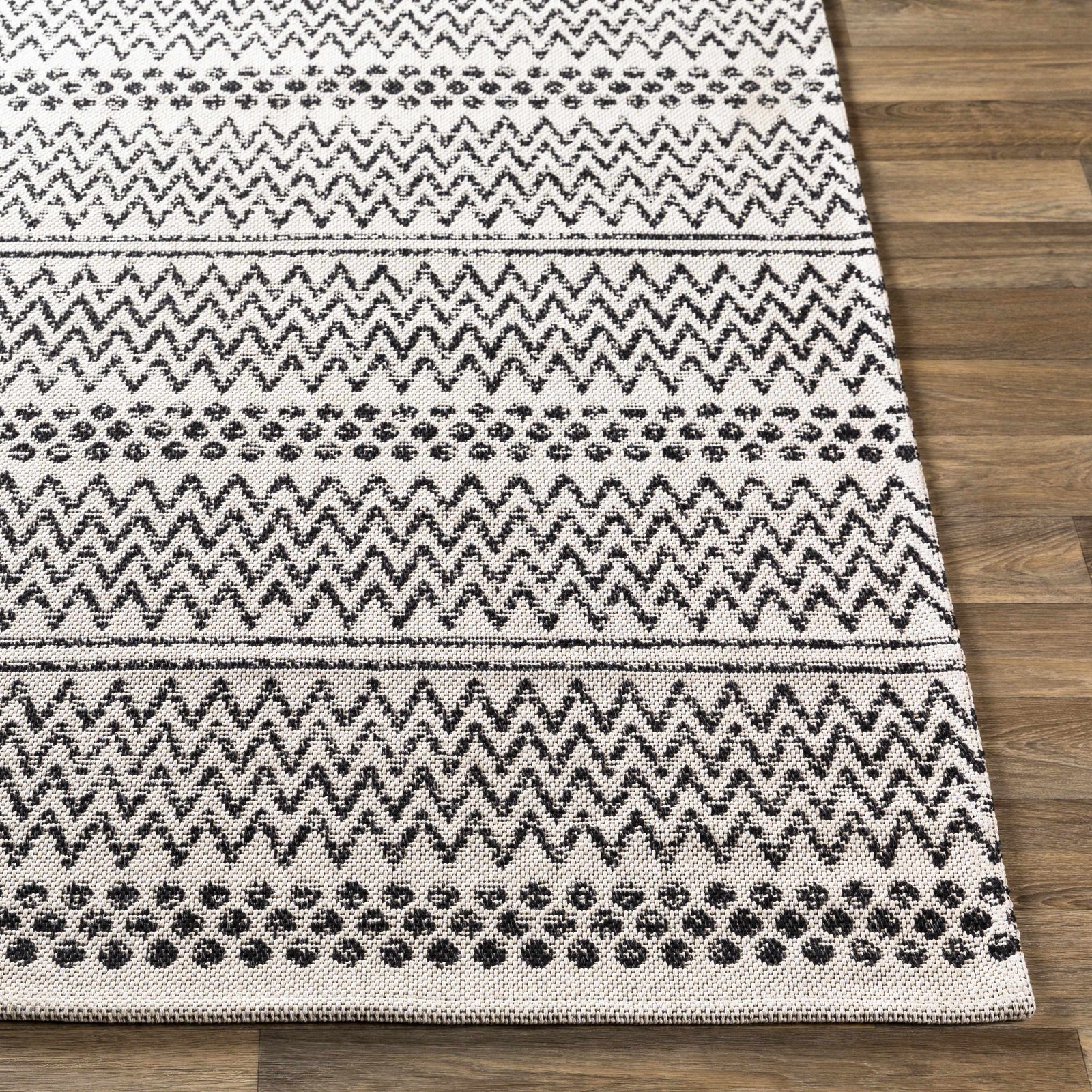 Bewbush Black&White Area Rug - Clearance