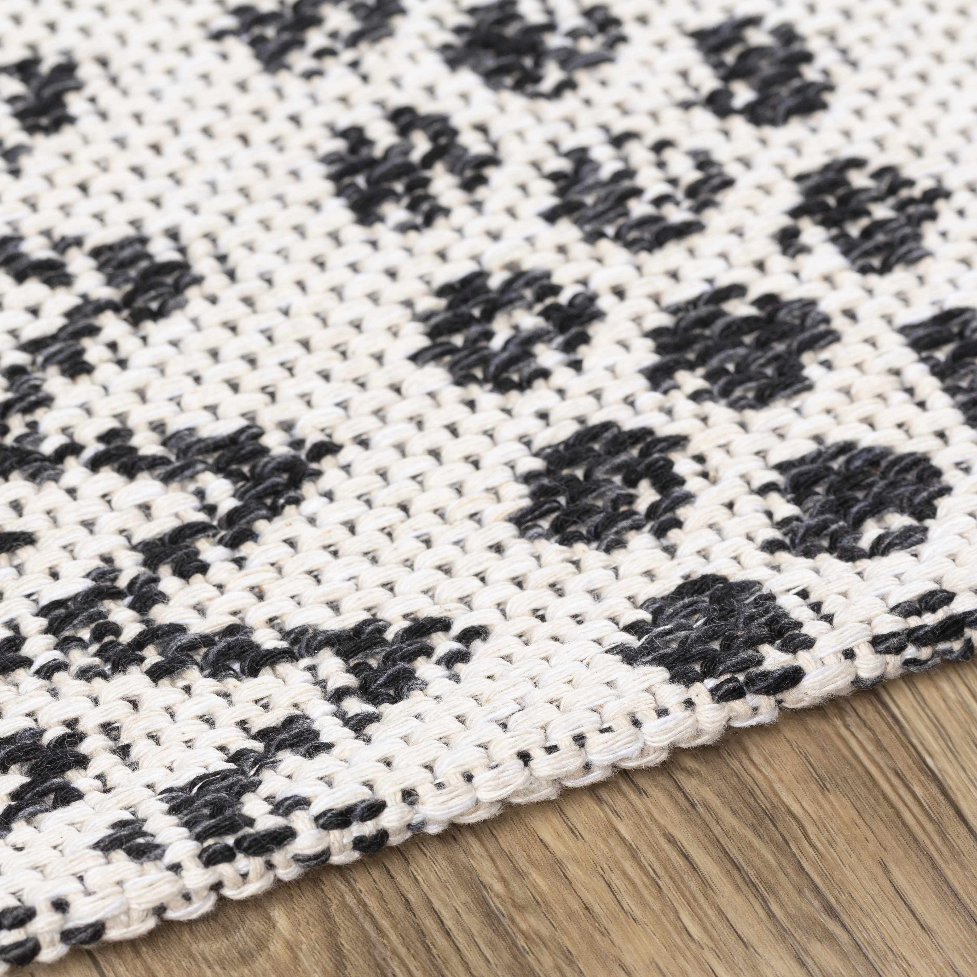 Bewbush Black&White Area Rug - Clearance