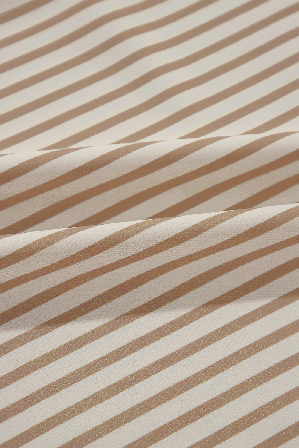Relaxed Fit Striped Wide Leg Trousers