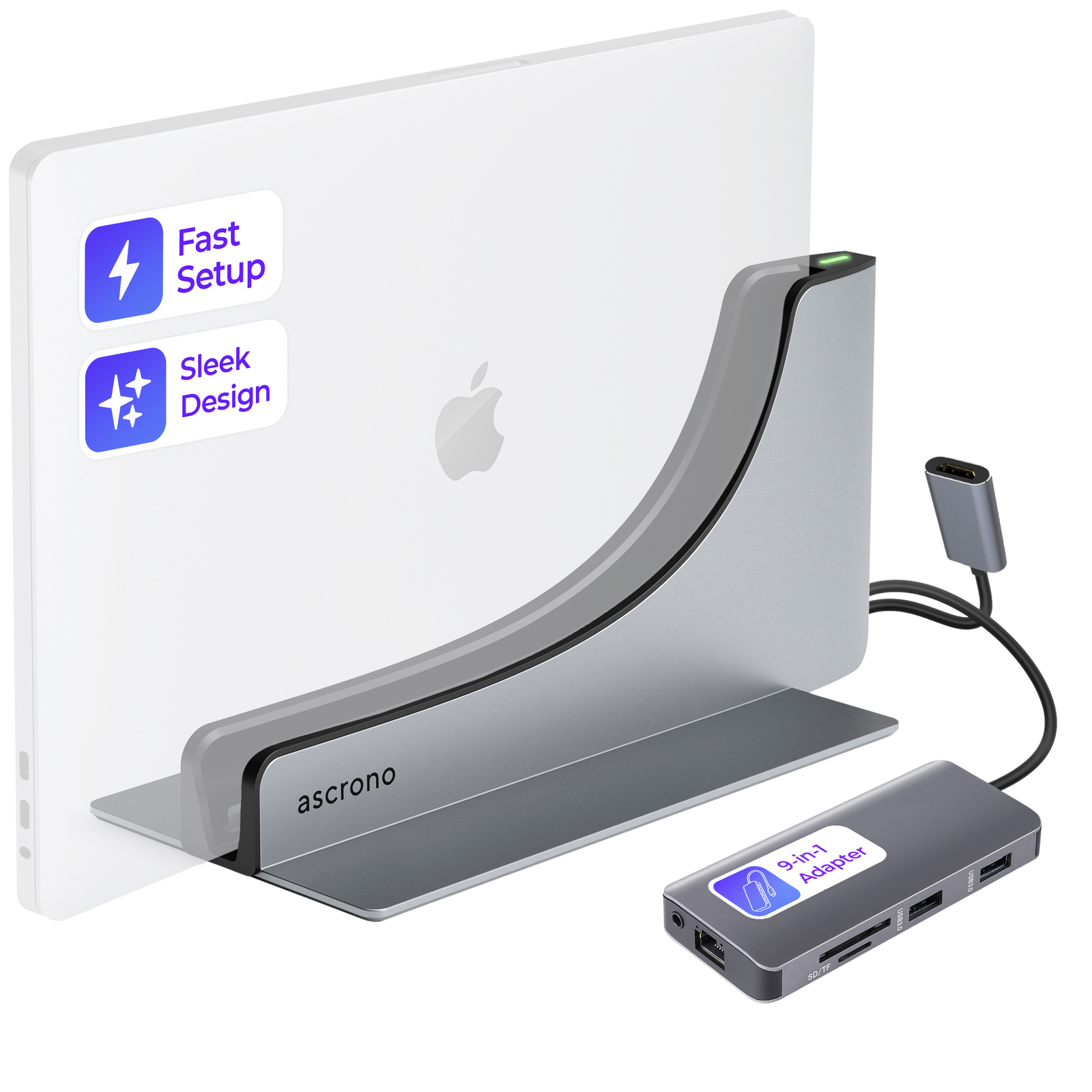 Ascrono® MacBook Docking Station