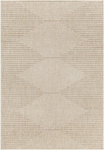 Alfombra de exterior beige Stephan