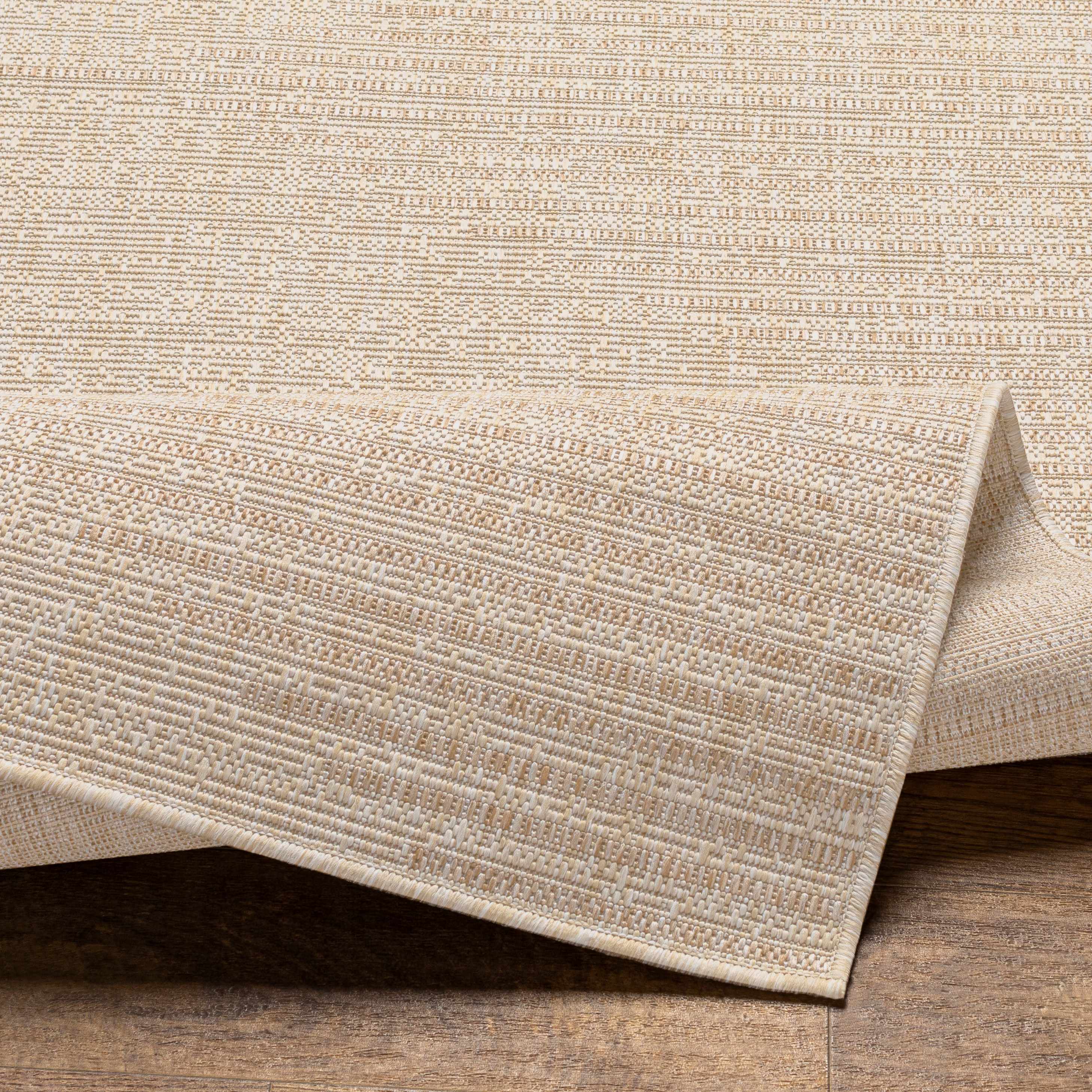 Alfombra de exterior beige Stephan
