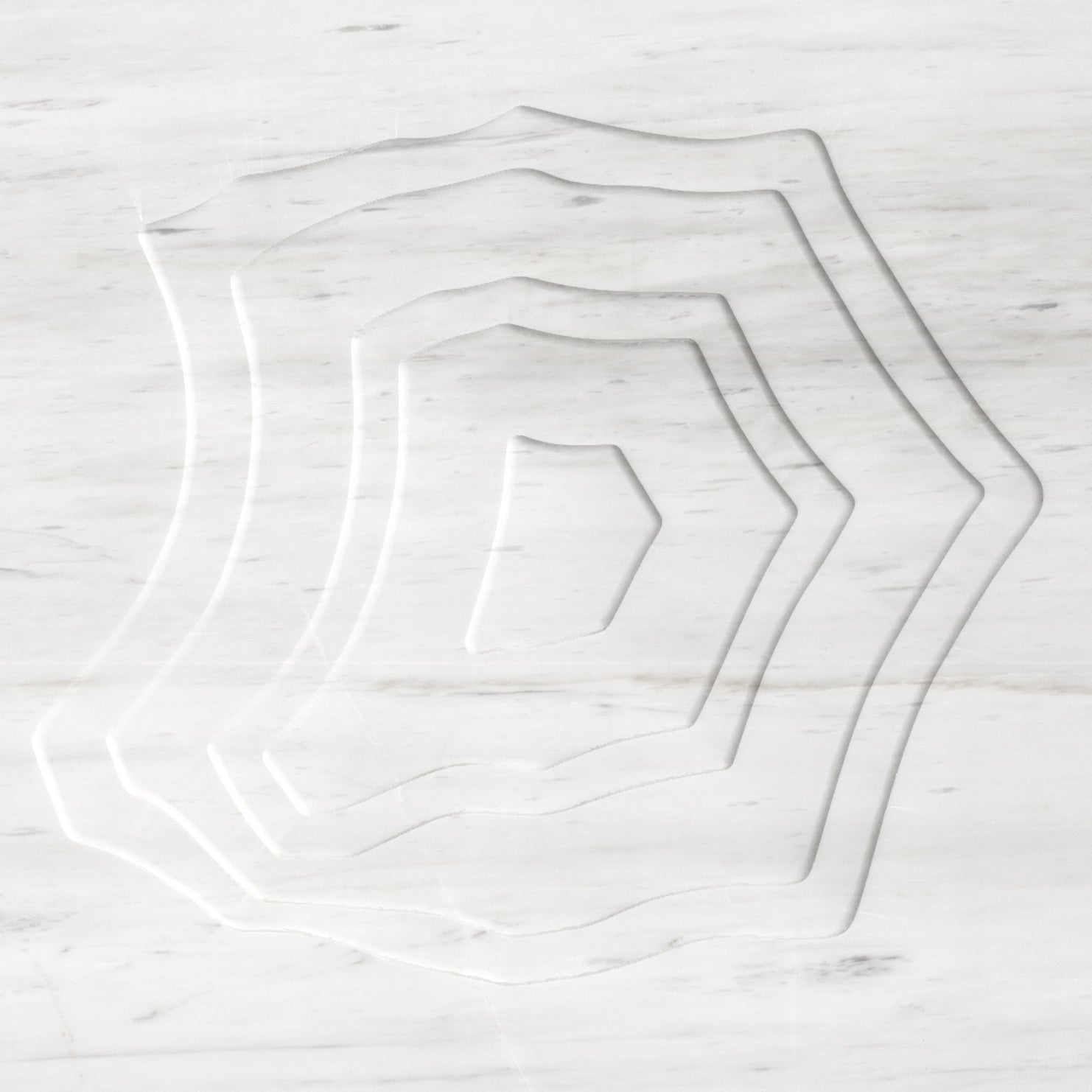 Bianco Dolomite White Marble Field Dimensional Stone MARIANA TRENCH Wall Tile - Livfloors Collection