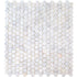 Bianco Ibiza White Marble Tumbled Mosaic Floor and Wall Tile - Livfloors Collection