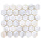 Bianco Ibiza White Marble Tumbled Mosaic Floor and Wall Tile - Livfloors Collection
