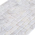 Bianco Ibiza White Marble Tumbled Mosaic Floor and Wall Tile - Livfloors Collection