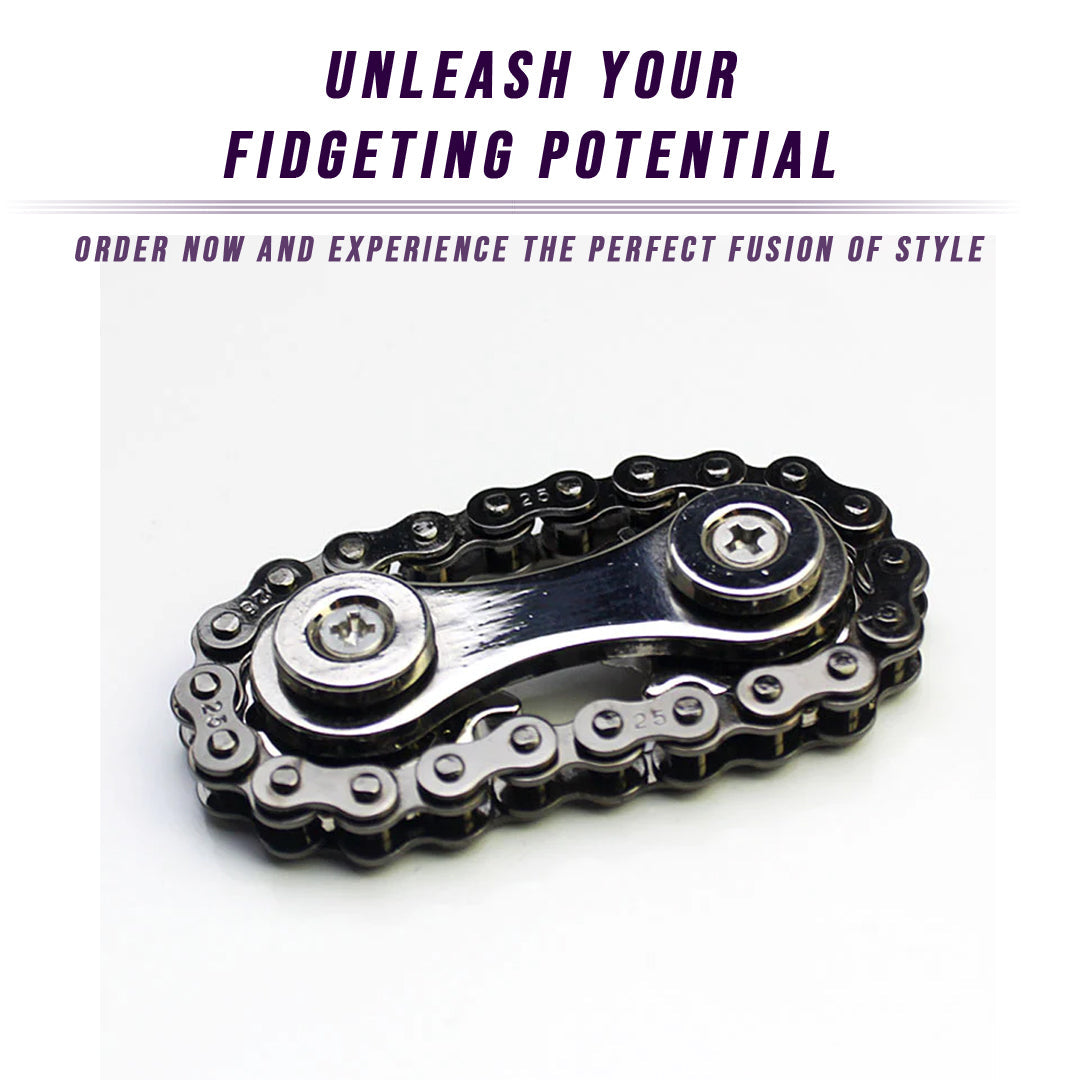 Bike Chain Gear Spinner Anti Stress Gadget