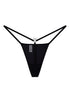 Iced Out G-String In Black
