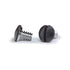 Tornillos para placa de pared de 1/4 de pulgada de color negro (paquete de 10)