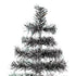 Black & Silver Firework Tinsel Tree
