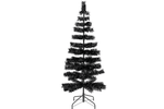 Black & Silver Firework Tinsel Tree