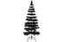 Black & Silver Firework Tinsel Tree