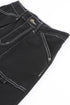 Relaxed Fit Black Cargo Pants