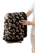Leopard Print Cozy Knit Throw 50x60 Inches