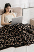 Leopard Print Cozy Knit Throw 50x60 Inches