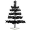 Black Tinsel Christmas Tree