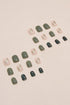Fashionable Black and Green Leopard Foil Nail Art Sticker Set