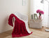 DaDa Bedding Luxury Romantic Red Lovely Hearts Dreamy Plush Faux Fur Throw Blanket (19)