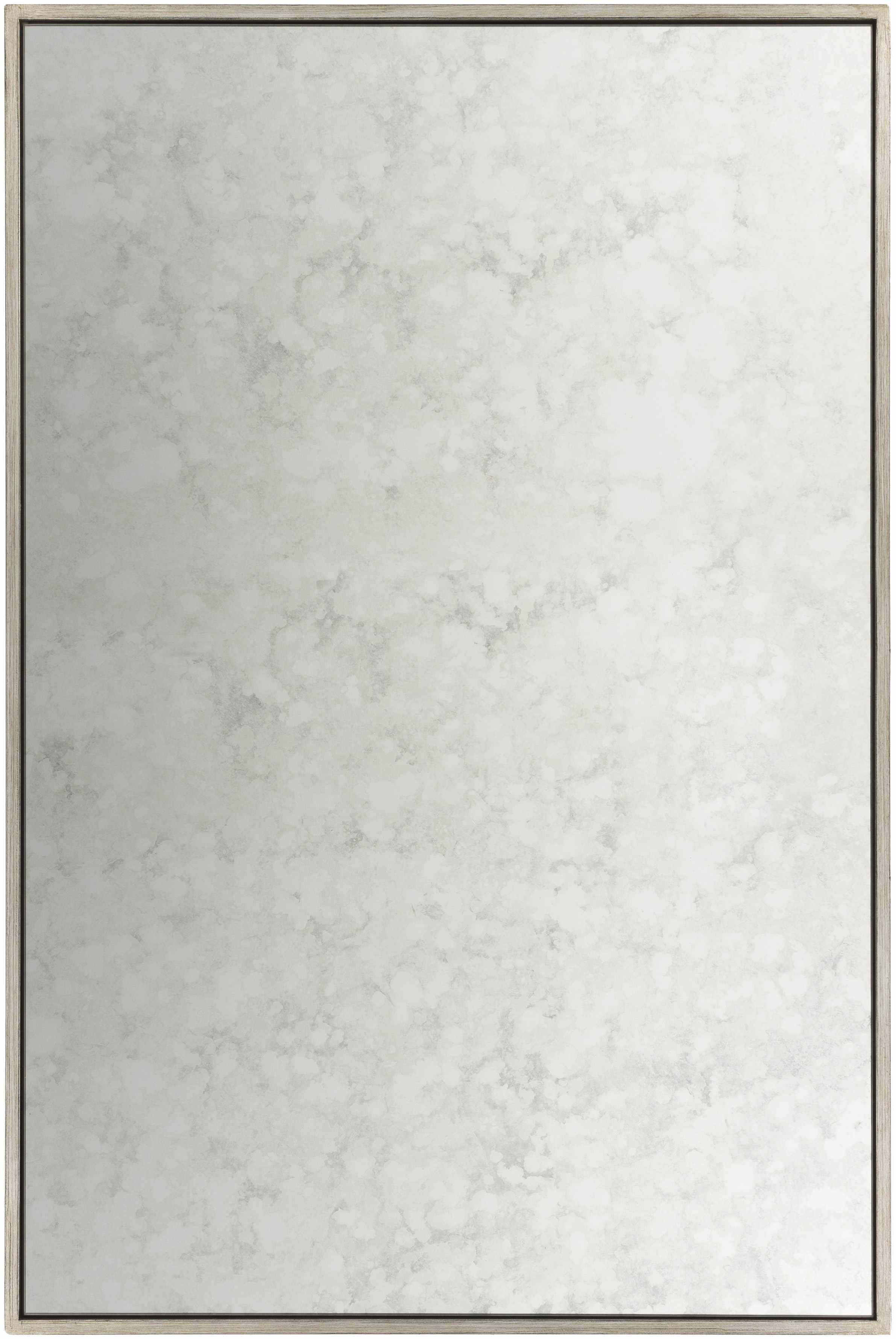 Espejo de hierro gris plateado Belleview