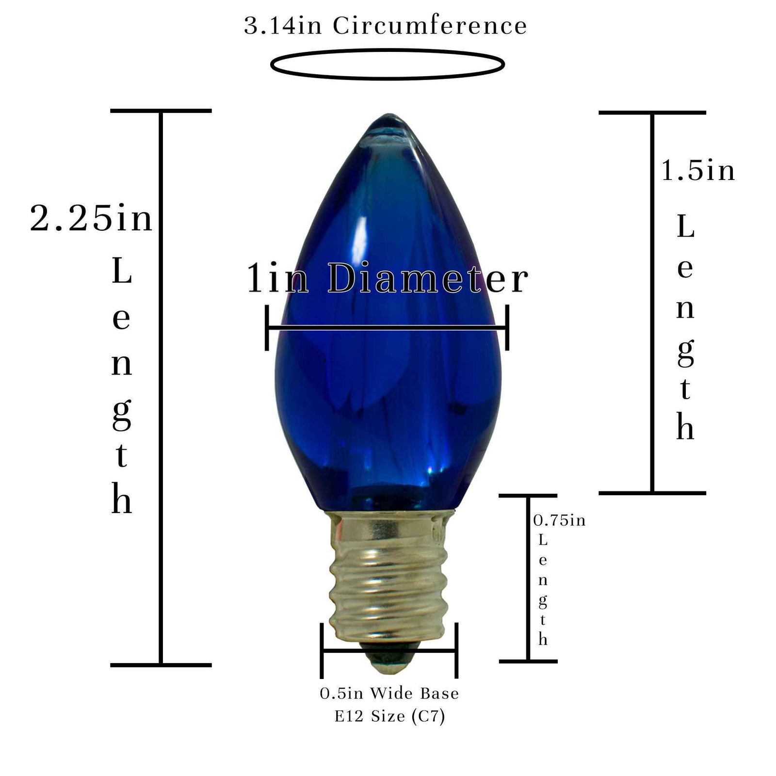 Blue LED Light Bulbs