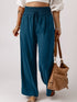 Teal Wide Leg Pants: Casual Style