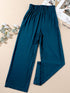 Teal Wide Leg Pants: Casual Style