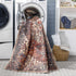 Alfombra lavable de pelo plano vintage Bondville