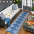 Alfombra de exterior Stephan Navy