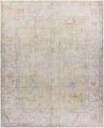 Alfombra lavable de pelo plano vintage Bozkurt