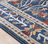 Alfombra de damasco azul marino Neola