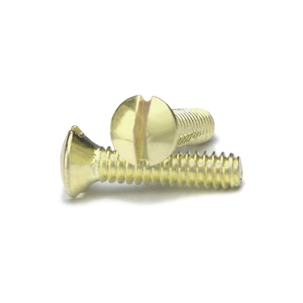 Tornillos de latón para placa de pared de 3/4 de pulgada (paquete de 10)