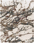 Alfombra de felpa de mármol beige de Bremen