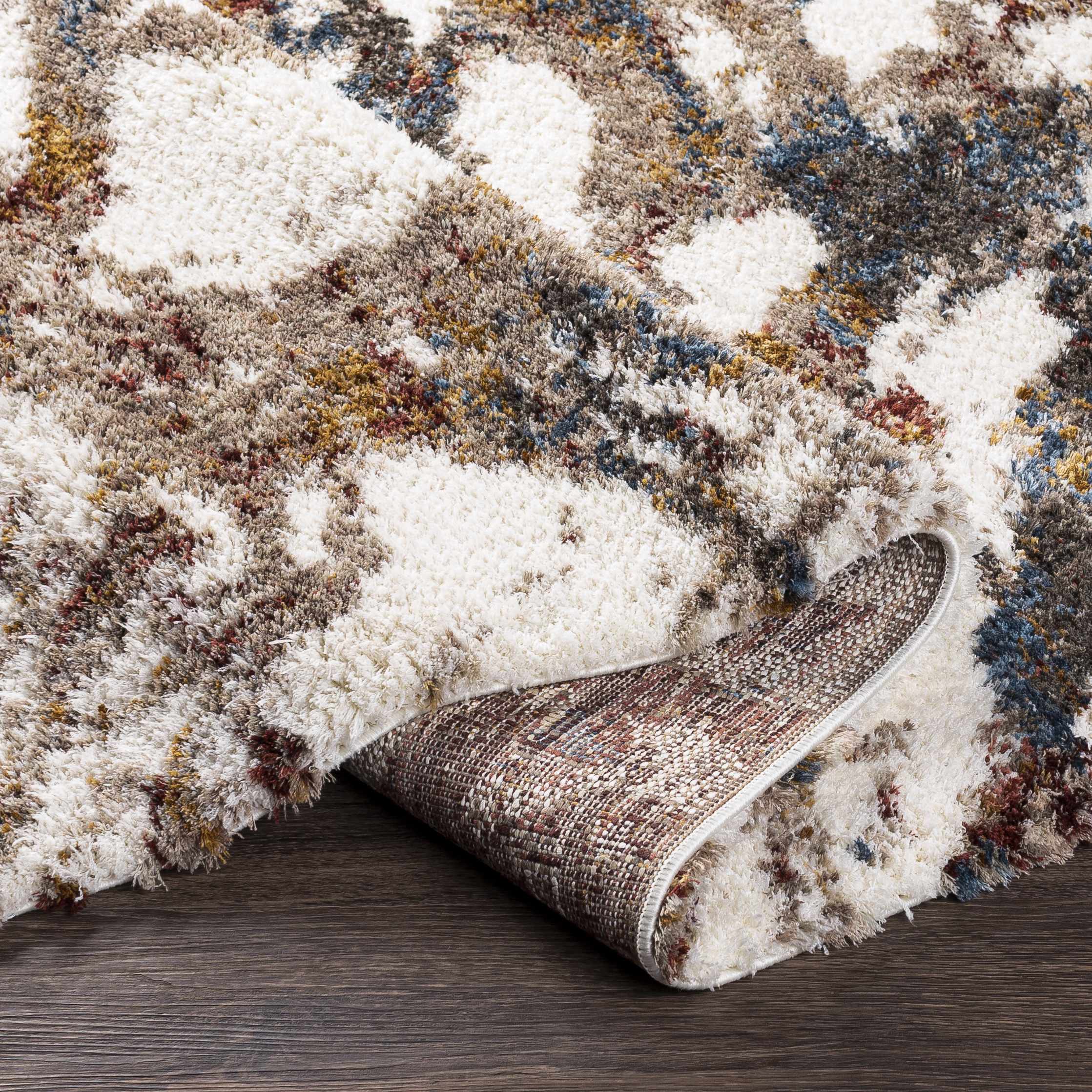 Alfombra de felpa de mármol beige de Bremen