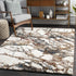 Alfombra de felpa de mármol beige de Bremen